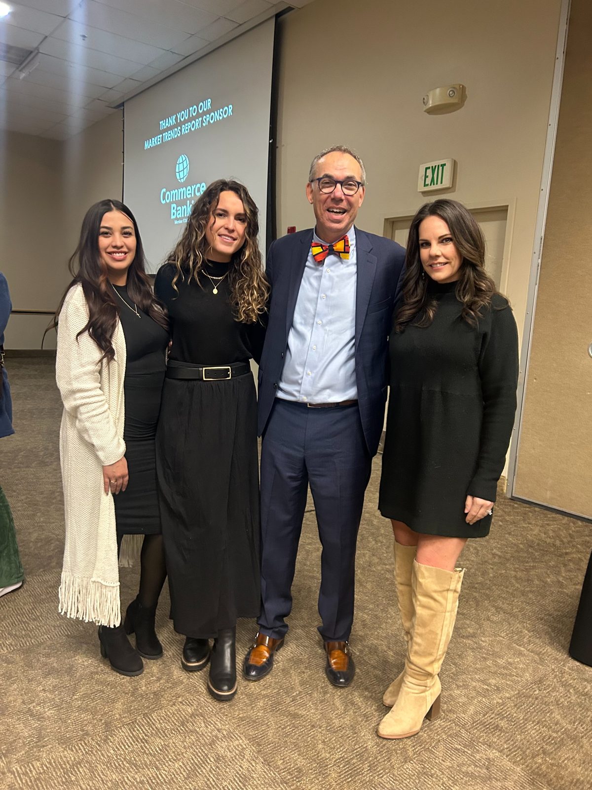 Olivia and colleagues at a CE class sponsor presentation
